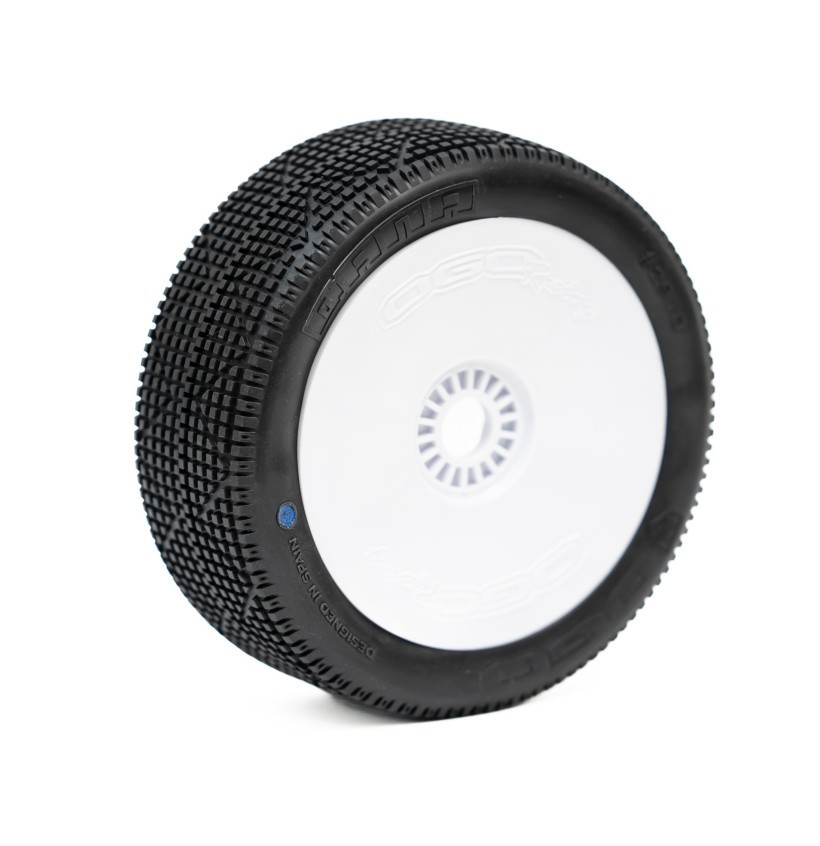 1:8 BUGGY DANA HARD PRE-MOUNTED WHITE(2) "H COMPOUND"