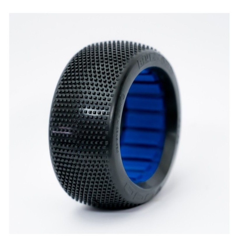 1:8 BUGGY BLIZZARD CLAY RUBBER+INSERT (2) "CH COMPOUND"