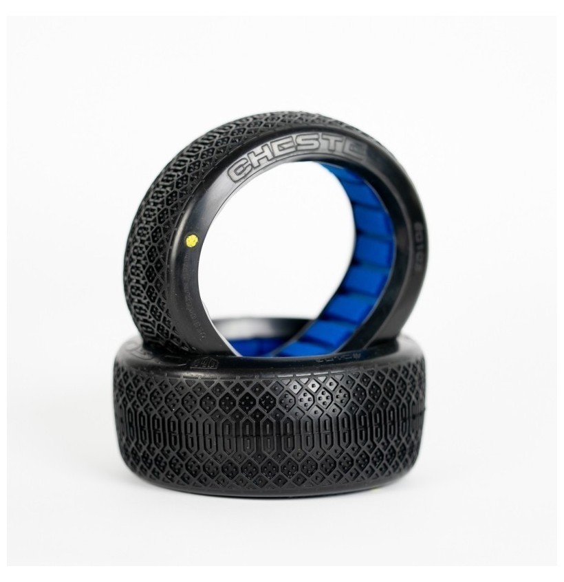 1:8 BUGGY CHESTE CLAY RUBBER+INSERT (2) "CH COMPOUND"