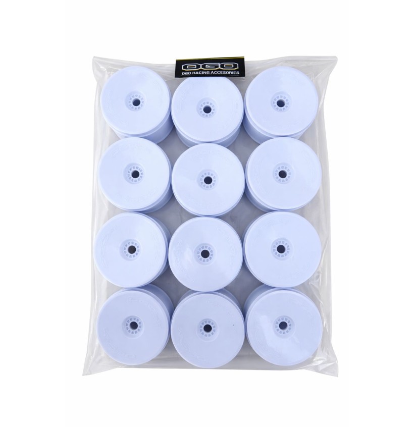 1:8 TRUGGY WHEEL AIR V2 3 SETS WHITE (12PCS)