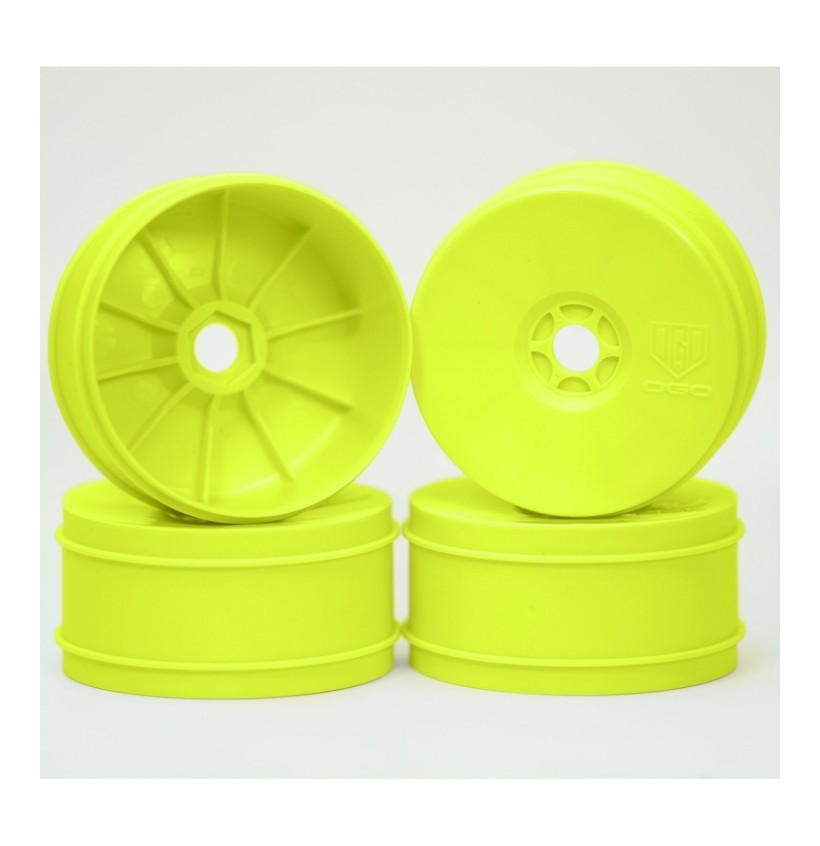 1:8 TRUGGY WHEEL AIR YELLOW 4PCS