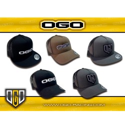 OFFICIAL OGO BASEBALL HAT BLACK/WHITE OGO LOGO